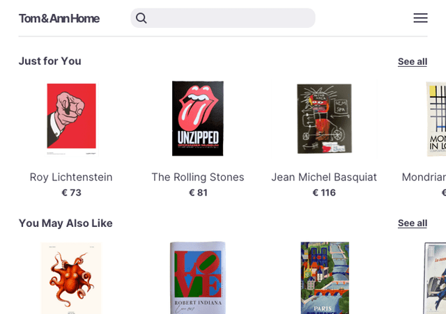 Fully Personalized Homepage